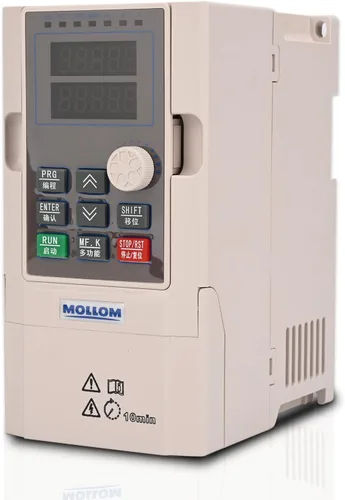 Vista 8 de MOLLOM VFD 0.75KW 1HP 3.8A 220V Entrada monofásica o trifásica a 3 fases 0-3000 Hz Salida Variable Frecuencia Drive Inversor para motor de husillo