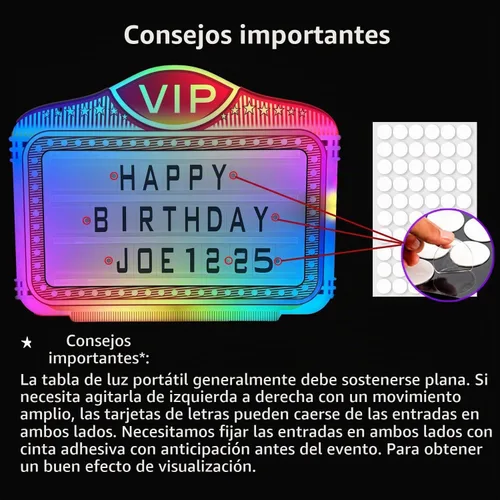 Vista 5 de Letrero de servicio de botellas, presentador de botellas para club nocturno, letrero de luces de servicio de botellas con 4 letras y 1 número