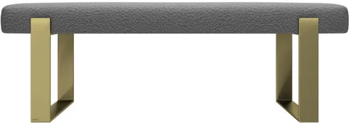 Vista 92 de VANT Banco de cama tapizado, beige Boucle, níquel cepillado Boucle Beige - Níquel cepillado