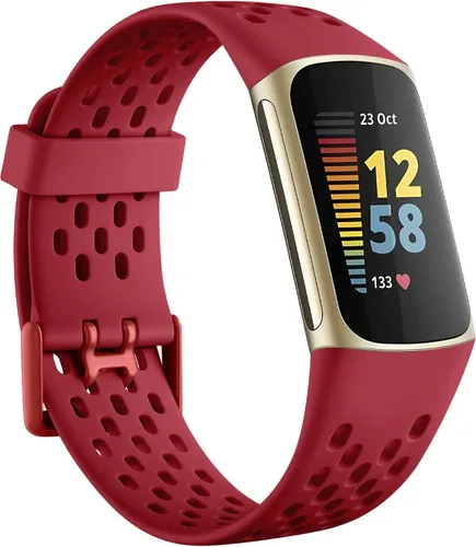 Vista 19 de Getino Bandas compatibles con Fitbit Charge, correas deportivas de repuesto ajustables transpirables suaves para Fitbit Charge 5/6, Negro