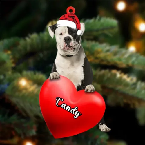 Vista 17 de Adornos de Navidad personalizados para perros, nombre personalizado, adorno de Malamute de Alaska, adornos acrílicos, regalos de Navidad, amantes