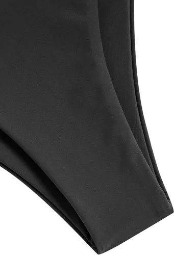 Vista 5 de ZAFUL Conjunto de bikini de dos piezas para mujer con aros y lazo en la espalda, traje de baño de dos piezas