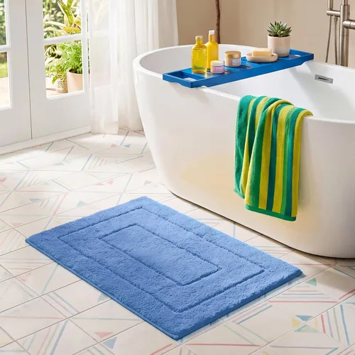 Vista 59 de GRANNY SAYS Alfombra de baño azul bebé de 16 x 24 pulgadas, alfombrilla