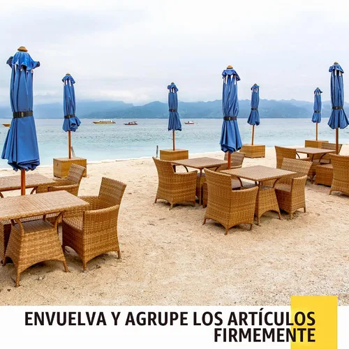 Vista 7 de LuBanSir Correas de cincha, 1 x 6 pulgadas (paquete de 10) correa elástica de sujeción de gancho y bucle para cable de extensión, cable, envoltura