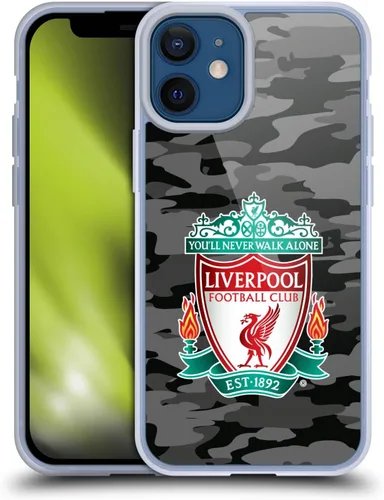 Vista 148 de Head Case Designs Funda de gel con licencia oficial del Liverpool Football Club Away Colourways Crest Camou [protección de grado militar] compatible