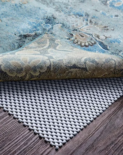 Vista 7 de Veken Almohadilla Antideslizante para Alfombra de 4 x 6 pies para pisos de madera dura, almohadillas antideslizantes para alfombras de área, Gris