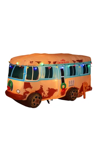 Vista 2 de Decoración Inflable de RV de Vacaciones de Navidad de 4 Pies Multicolor