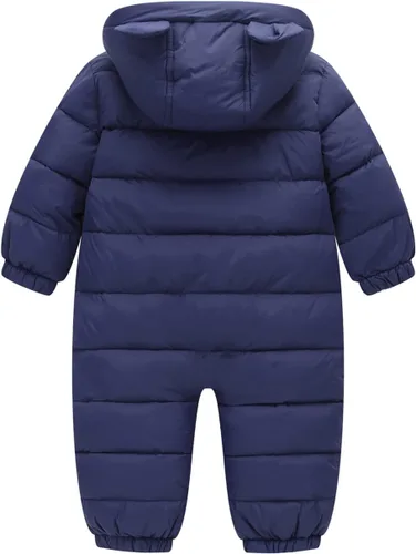 Vista 2 de traje de nieve para bebé niño niña ropa de invierno abrigo trajes de nieve para niños pequeños
