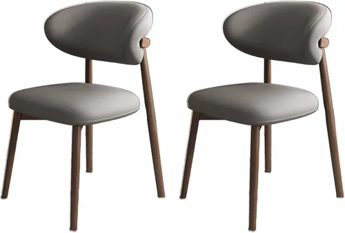 Vista 21 de Solid Wood Dining Chairs Kitchen Chairs Set of 2 Mid Century Modern Dining Chairss with Wooden Frame and Upholstered, Armless, Cafe Casual Chairss