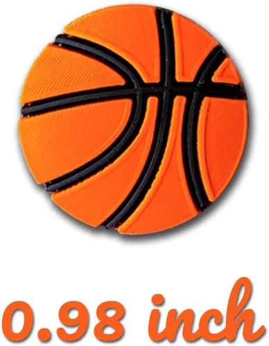 Vista 3 de 25 dijes deportivos para zapatos para zuecos, sandalias, pulsera, pantuflas, zapatos de agua, béisbol, sóftbol, fútbol, fútbol, baloncesto