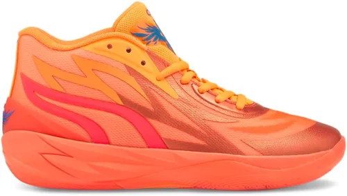 Vista 3 de PUMA Mb.02 X Supernova - Tenis de baloncesto para hombre, color naranja