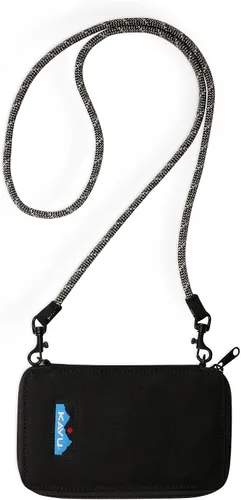 Vista 13 de KAVU Go Time Cartera Cruzada Plegable Bi-Fold con Correa de Cuerda Teñido anudado de playa