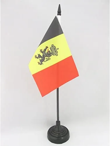 Vista 53 de AZ FLAG Aland Table Flag 4x6 in 100D Polyester Plastic Base Indoor use Finnish 15x10 cm desk flag stitched finish with reinforced edges with