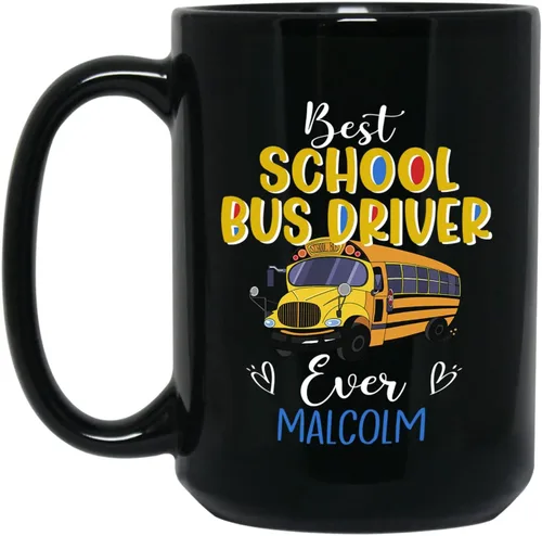 Vista 13 de A Truly Amazing Bus Driver Is Hard To Find, Difficult To Part With & Impossible To Forget Coffee Mug, Personalized Name School Bus Drivers Coffee
