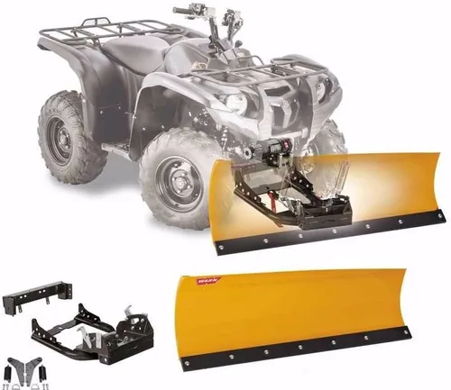 Vista 3 de WARN 93515 Powersports ATV Kit delantero de montaje para quitanieves, color negro