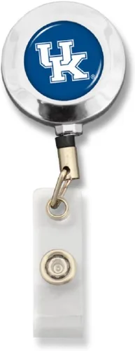 Vista 16 de FTH Carrete de insignia con clip de cocodrilo (Oklahoma State Cowboys)
