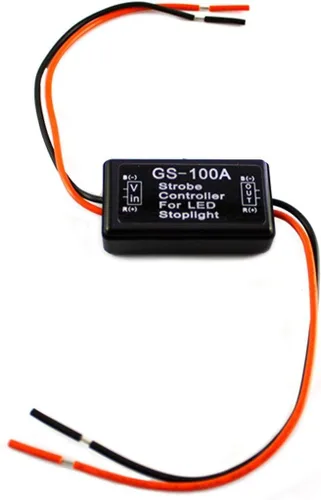 Vista 3 de x xotic tech 1 x módulo de flash estroboscópico caja controlador módulo intermitente para maletero de coche 3ª luz de freno alto montaje lámpara