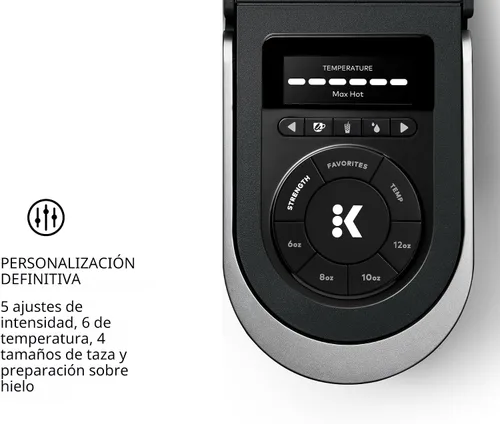 Vista 3 de Keurig K-Supreme SMART - Cafetera inteligente, tecnología MultiStream, prepara tamaños de taza de 6 a 12 onzas, color negro Brewid y Multistream