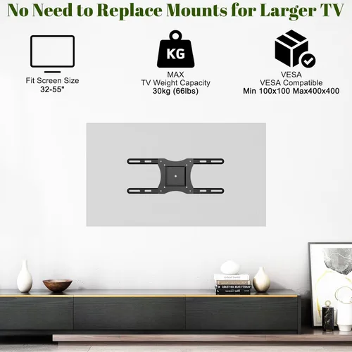 Vista 3 de VESA - Soporte adaptador de montaje de extensión, para pantallas de 32 a 55