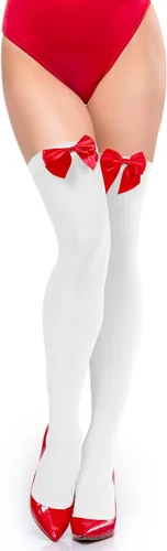 Vista 5 de Geyoga 6 pares de medias altas hasta el muslo para mujer para el día de San Valentín calcetines sobre la rodilla para mujeres y niñas vestido diario