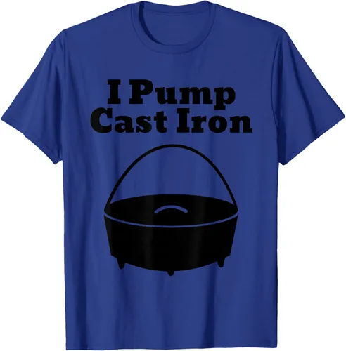 Vista 17 de I Pump - Camiseta de hierro fundido para cocinar al horno holandés