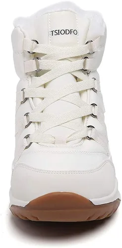 Vista 4 de SKDOIUL - Botas de nieve de invierno para mujer