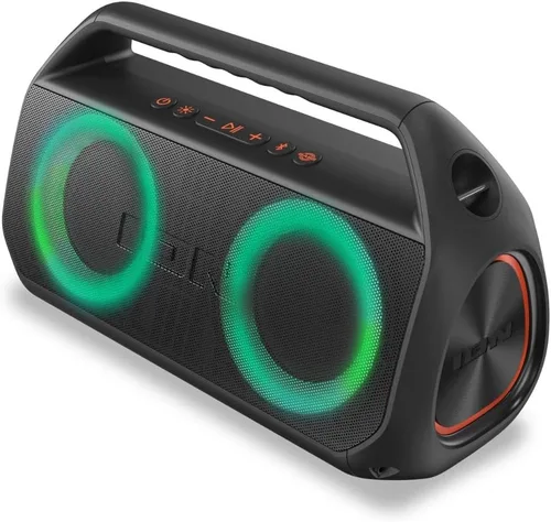 Vista 4 de ION Audio Uber Boom Ultra - Boombox estéreo Bluetooth resistente al agua con luces (renovado)