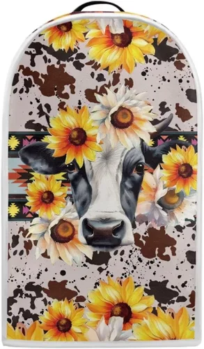 Vista 2 de Funda para licuadora de flores de vaca, funda para electrodomésticos de cocina, a prueba de polvo, lavable, resistente a las manchas, cubierta