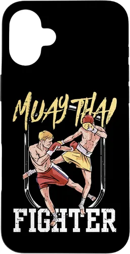 Vista 22 de iPhone 16 Muay Thai Fighter Martial Arts Hobby Boxing Case