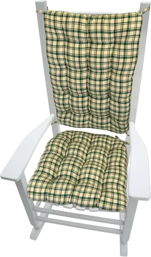 Vista 22 de Barnett Home Decor Bravo - Cojines para silla mecedora, relleno de espuma de látex, 16.5 x 18 pulgadas y cojín de respaldo de 21 x 16 pulgadas