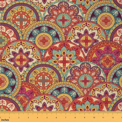 Vista 30 de Tela con Patrón de Ajolote Rosa por Yarda Estilo de Dibujos Animados Encantadora Tela de Vida Silvestre para Niños Adolescentes Flores Hojas Lindo