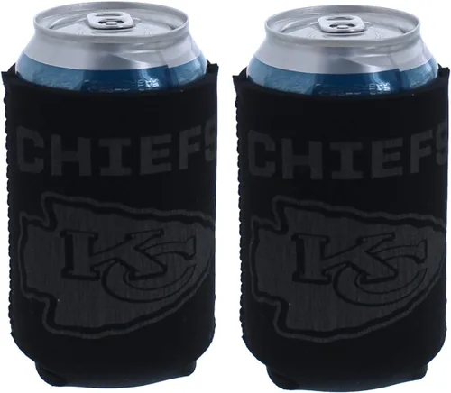Vista 69 de Soporte aislante para latas y botellas de fútbol americano enfriador de bebidas Huggie (Nueva Orleans (Saints) - Negro) Nueva Orleans (Santos)