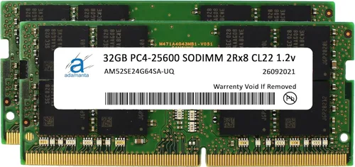 Vista 8 de Adamanta 16 GB (1x16GB) de memoria para laptop DDR4 2133 Mhz PC4-17000 SODIMM 2Rx8 CL15 1,2 V Notebook DRAM RAM