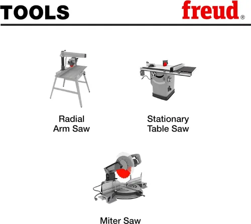Vista 3 de Freud LU82M008: Cuchilla multiusos resistente de 8 "x 48T