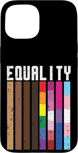 Vista 6 de Igualdad Negro LGBT Pride Rainbow Lesbian Gay Bi Trans - Funda de regalo para iPhone 17