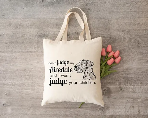 Vista 2 de Pet Studio Art Bolso tote Don't Judge My Dog