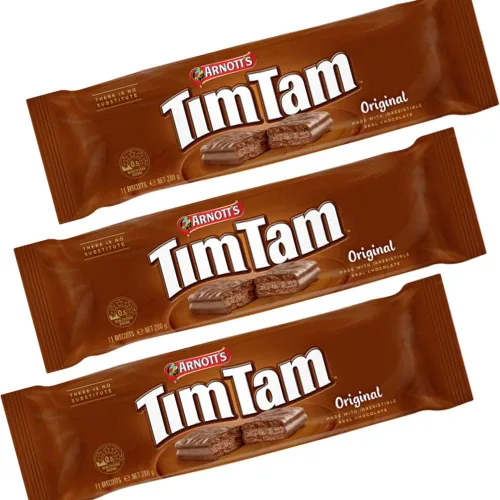 Vista 9 de Arnott's Tim Tam Galletas de chocolate con caramelo masticable, 175 g - Un clásico australiano