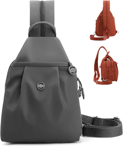 Vista 9 de Bolsa impermeable de 2 vías, impermeable Oxford de gran capacidad convertible al hombro, bolso cruzado