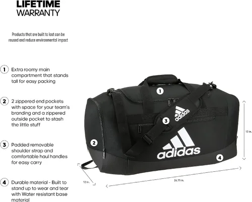 Vista 2 de adidas Defender 4 Medium Duffel Bag
