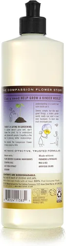 Vista 7 de Mrs. Meyer’s Clean Day - Detergente líquido para platos, aroma a lavanda, botella de 16 oz