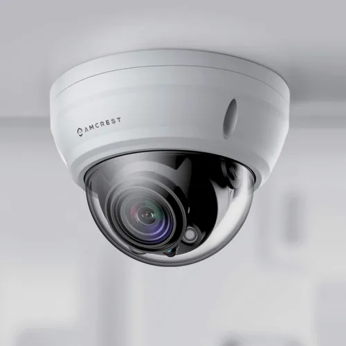 Vista 7 de Amcrest UltraHD 4K Varifocal PoE Dome Outdoor Security Camera, 4K (8-Megapixel) 3840x2160P, 164ft Night Vision, 4X Optical Zoom, Motorized Varifocal