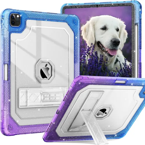 Vista 8 de ZoneFoker Funda para iPad Pro 12.9 Pulgadas 6ª/5ª/4ª/3ª Generación 2022/2021/2020/2018, Funda Protectora Esbelta y Resistente para iPad Pro 12.9