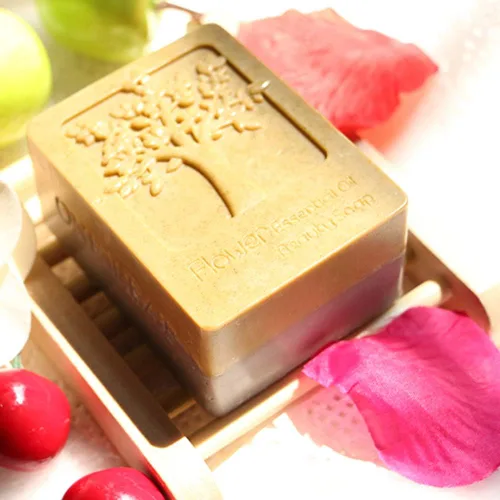 Vista 7 de Echodo - Molde rectangular de silicona para jabón de 4 cavidades, molde de silicona hecho a mano para velas de jabón