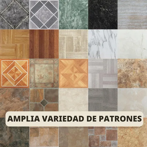 Vista 5 de Nexus Self Adhesive 12-Inch Vinyl Floor Tiles, 20 Tiles, 12 x 12 in