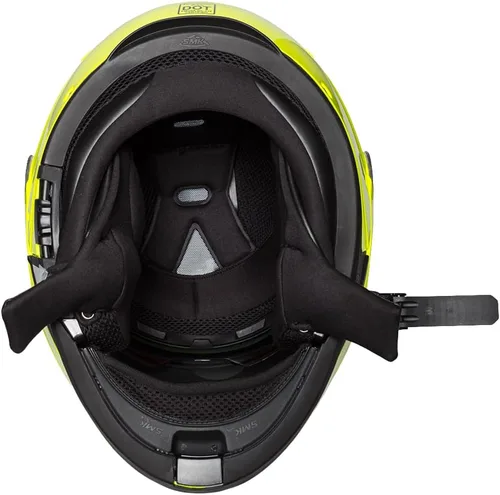 Vista 7 de Daytona Helmets Glide - Casco modular de motocicleta – Casco de motocicleta abatible aprobado por DOT – Casco de motocicleta de cara completa listo