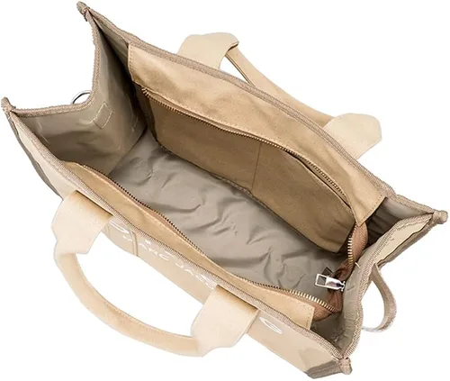 Vista 4 de YUESUO Bolso de lona para mujer, bolso cruzado casual, bolso de mano de viaje, bolso de hombro escolar de gran capacidad