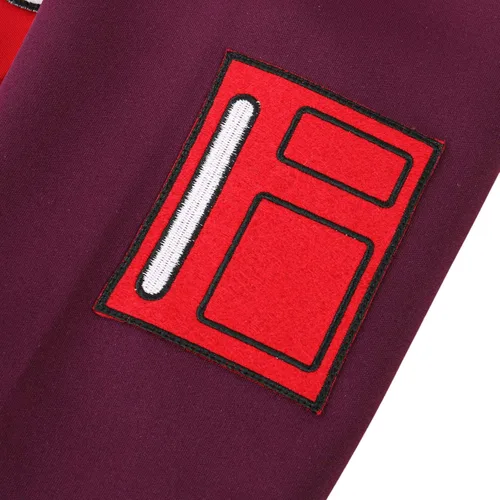 Vista 7 de FirstCos Wonder Egg Priority Kawai Rika - Sudadera con capucha para cosplay, diseño de girasoles rojos