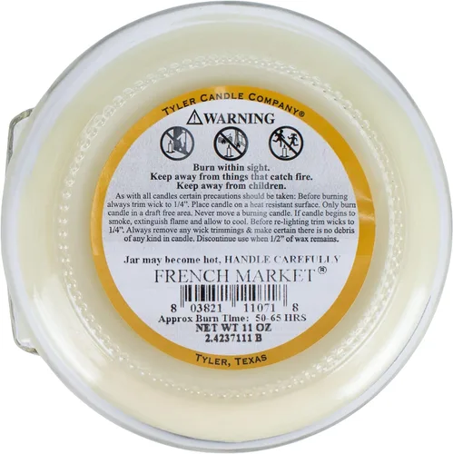 Vista 4 de Tyler Candle Company Vela French Market de 22 oz