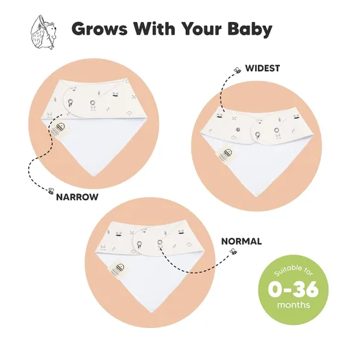 Vista 7 de KeaBabies Paquete de 8 baberos orgánicos para bebés para niñas y niños y baberos orgánicos para bebés, baberos de dentición para niños y niñas