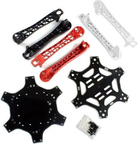 Vista 2 de qwinout bricolaje F550 Airframe KKMulticopter Vuelo Controller RC Hexacopter Drone PNF unassembly Combo (no Mando a Distancia & Batería)